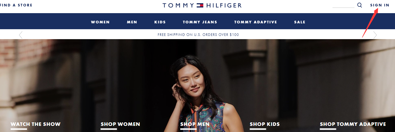 Tommy Hilfiger美国官网首页