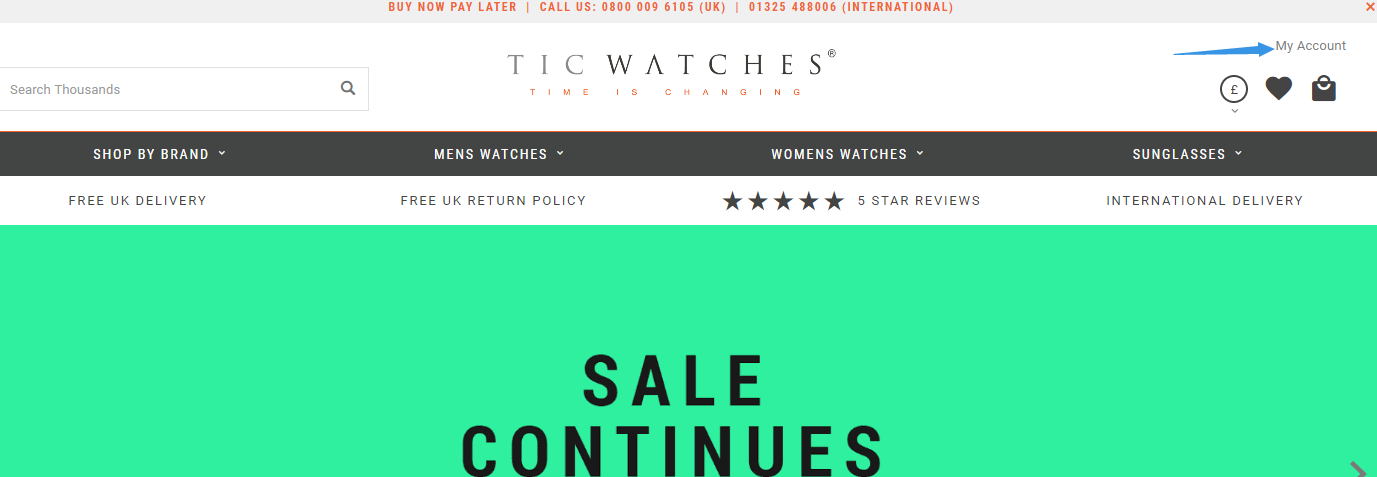 Ticwatches官网首页