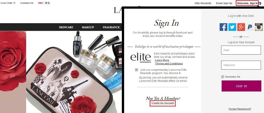 Lancome兰蔻美国官网首页