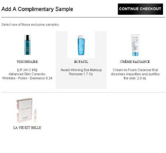 Lancome兰蔻美国官网选择小样